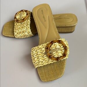 Easy Spirit Natural Gatlin2 Leather Sandals